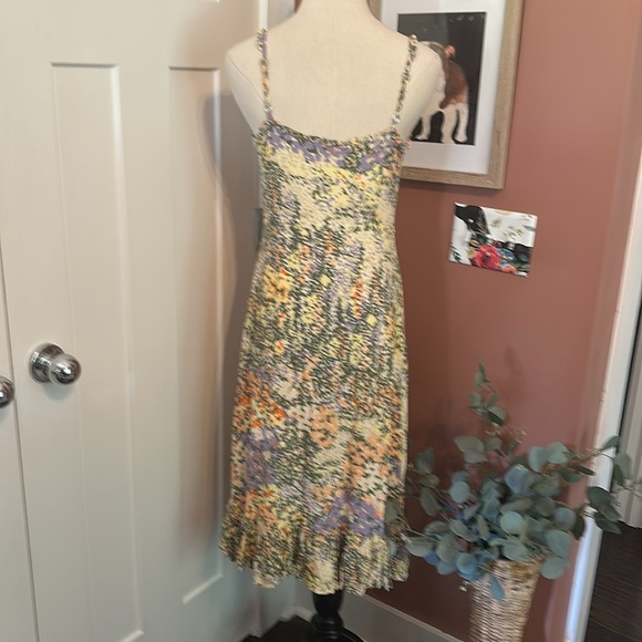 Rails Adalyn Gardenia pastel ruffle trim button front M Ruffled Tiered Sundress - Picture 10 of 16